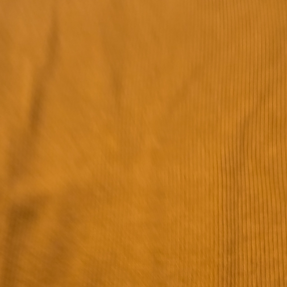 NEW a new day Golden Yellow Ribbed Top - Picture 3 of 3